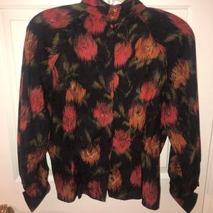 Designer Blouse rose print
